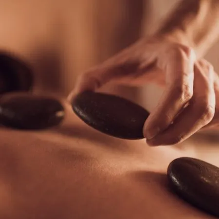 Relaxing spa area for wellness and rejuvenation