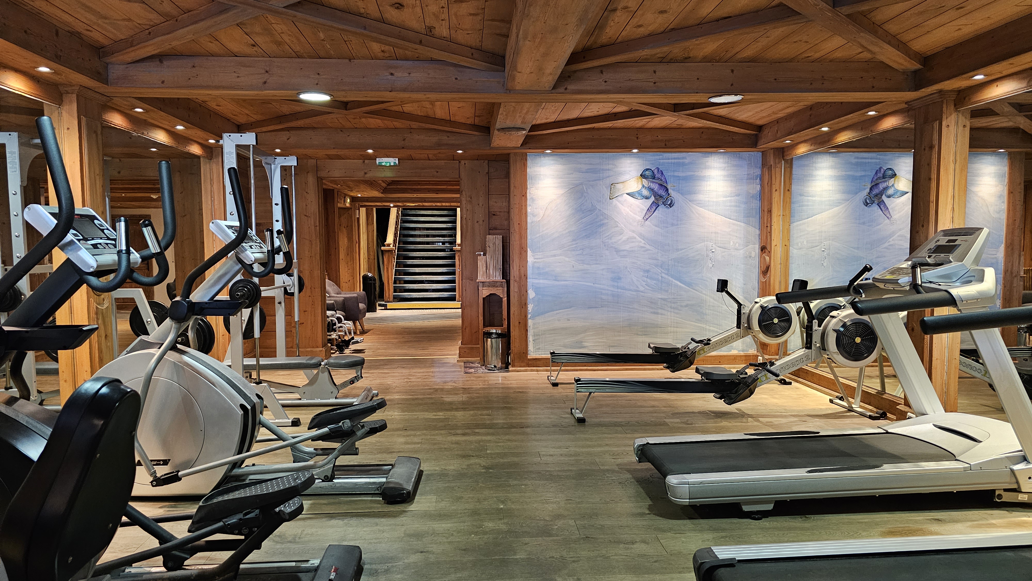 Modern gym facility with quality equipment