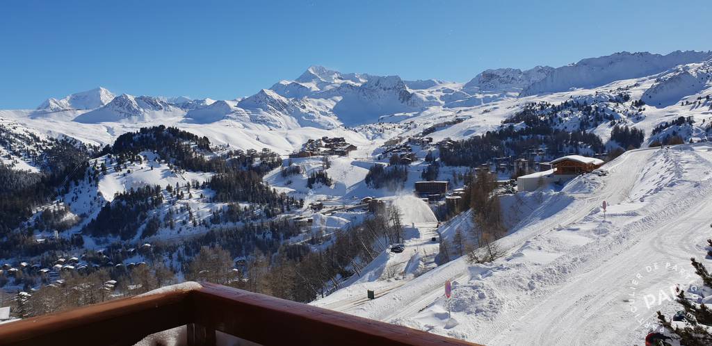 Majestic glaciers in the nearby mountain range